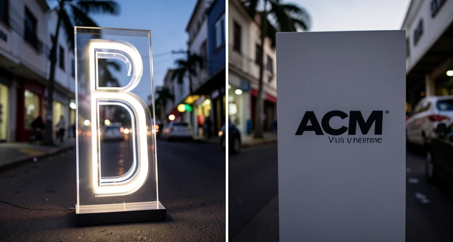 comunicação visual arujá: ACM versus letra caixa: quando usar cada um em Arujá