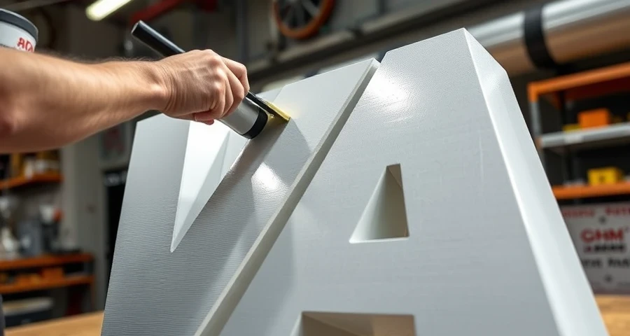 Tipos de acabamento e custos 2026 — letra caixa 3D fresada ACM