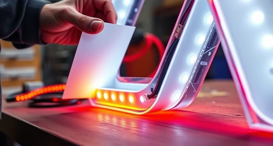 Letreiro LED: o que muda na visibilidade noturna — letreiro LED fachada