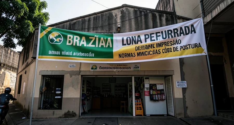 lona perfurada: Normas municipais e códigos de postura
